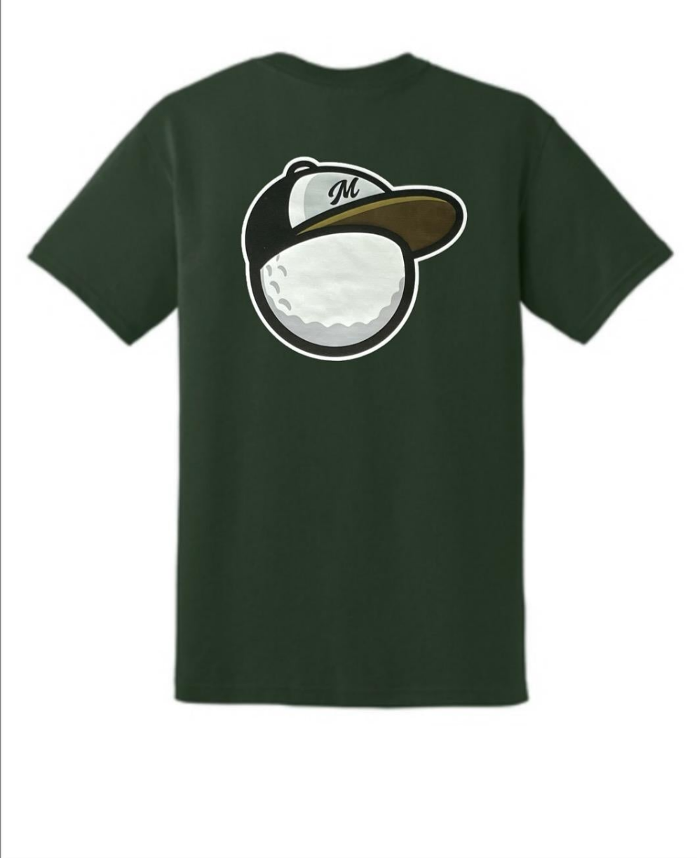 Miller Golf Club Graphic Tee Green 100% Cotton