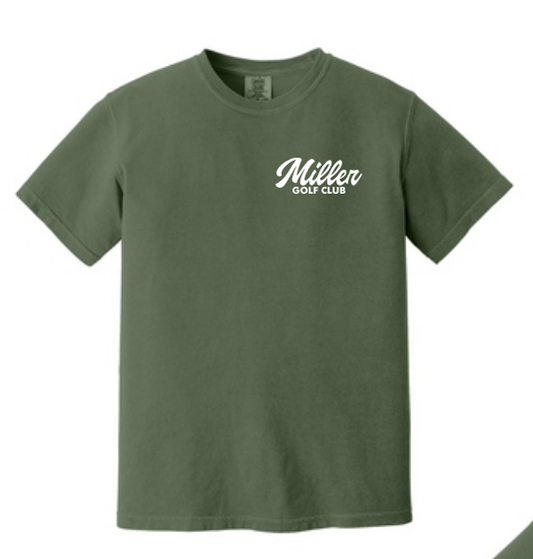 Miller Golf Club Classic Tee Hemp Green